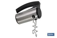 Cofan – Batidora de Varillas Maneli 350W | 5 Velocidades + Turbo | Acero Inox Cepillado | Ideal para Repostería