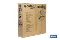 Cofan – Ventilador Industrial de Pie con 3 Velocidades y Potencia de 200W