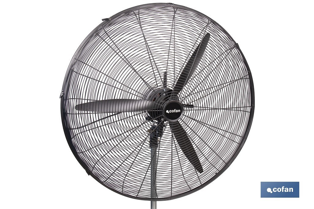 Cofan – Ventilador Industrial de Pie con 3 Velocidades y Potencia de 200W