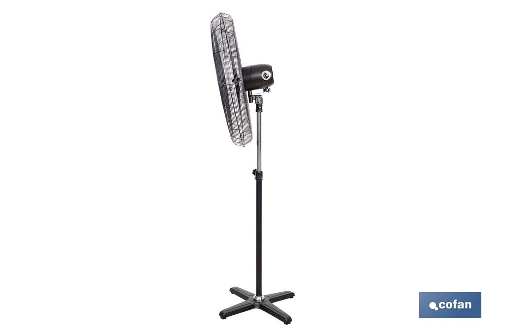Cofan – Ventilador Industrial de Pie con 3 Velocidades y Potencia de 200W