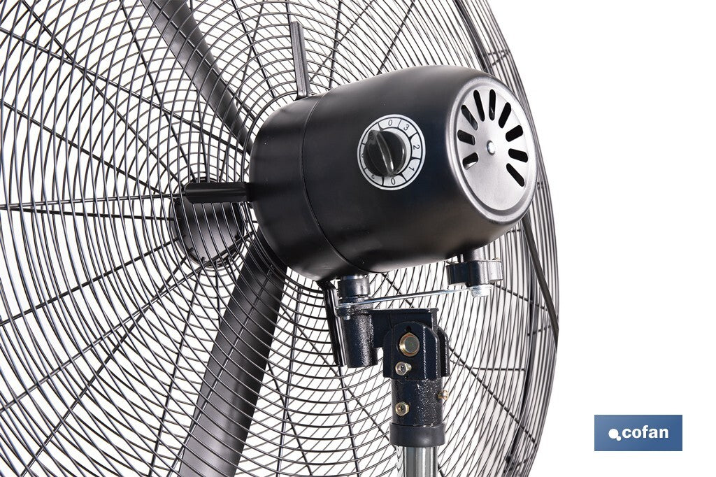 Cofan – Ventilador Industrial de Pie con 3 Velocidades y Potencia de 200W