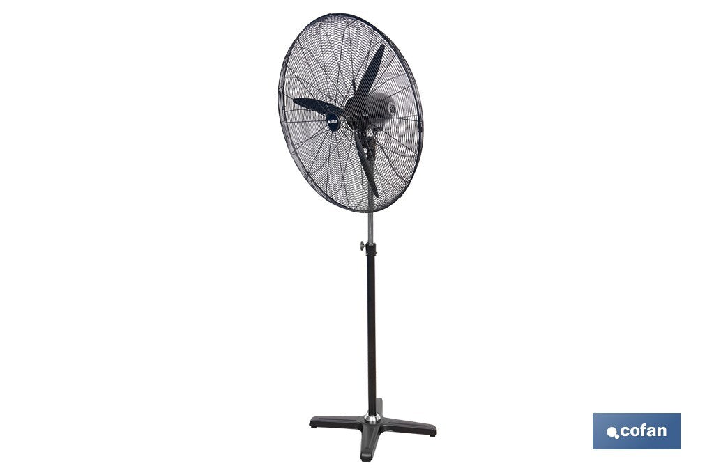 Cofan – Ventilador Industrial de Pie con 3 Velocidades y Potencia de 200W