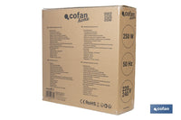 Cofan – Ventilador Industrial de Suelo con 3 Velocidades y Potencia de 250W