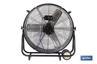 Cofan – Ventilador Industrial de Suelo con 3 Velocidades y Potencia de 250W