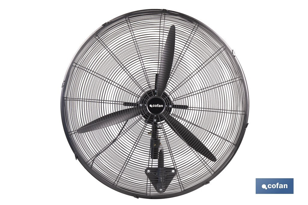 Cofan – Ventilador Industrial de Pared con 3 Velocidades y Potencia de 200W