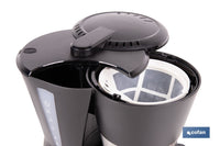 Cofan – Cafetera Eléctrica de Goteo 800 W | Jarra Termo 1,2 L | 12 Tazas | Filtro Permanente
