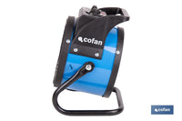 Cofan – Calefactor Cerámico Industrial Portátil | 2000W | Termostato Ajustable | Silencioso y Seguro