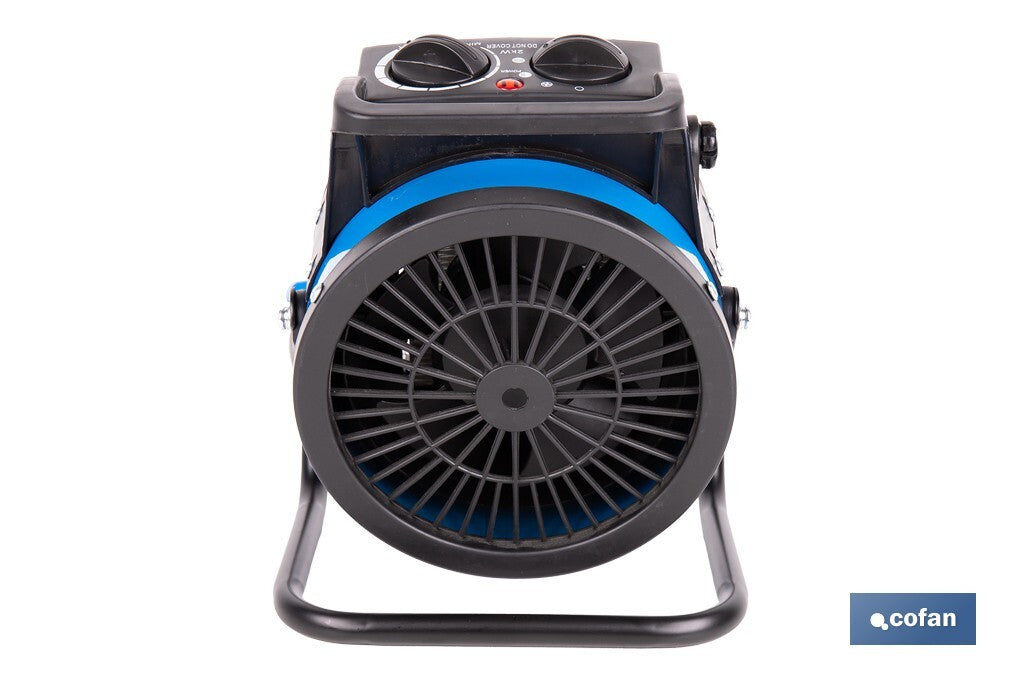 Cofan – Calefactor Cerámico Industrial Portátil | 2000W | Termostato Ajustable | Silencioso y Seguro