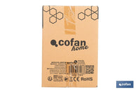 Cofan – Calefactor Industrial 3000W con Termostato Ajustable | Protección IP24 y Función Ventilador