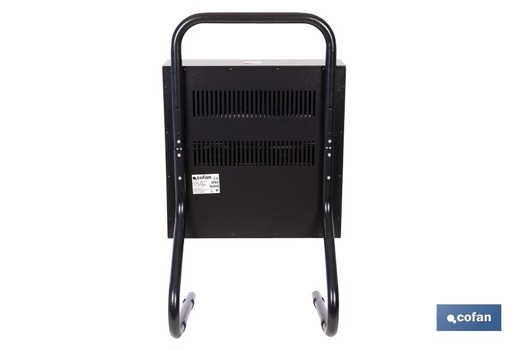 Cofan – Calefactor Infrarrojo de Onda Corta 3000W | Protección IPX4 | Alta Eficiencia para 40 m²