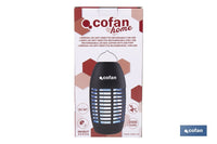 Cofan – Lámpara LED Anti insectos Recargable USB para Interior y Exterior