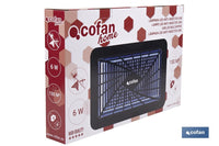 Cofan – Lámpara LED Anti Insectos Interior con Luz UV-A Dual y Cobertura 150 m²
