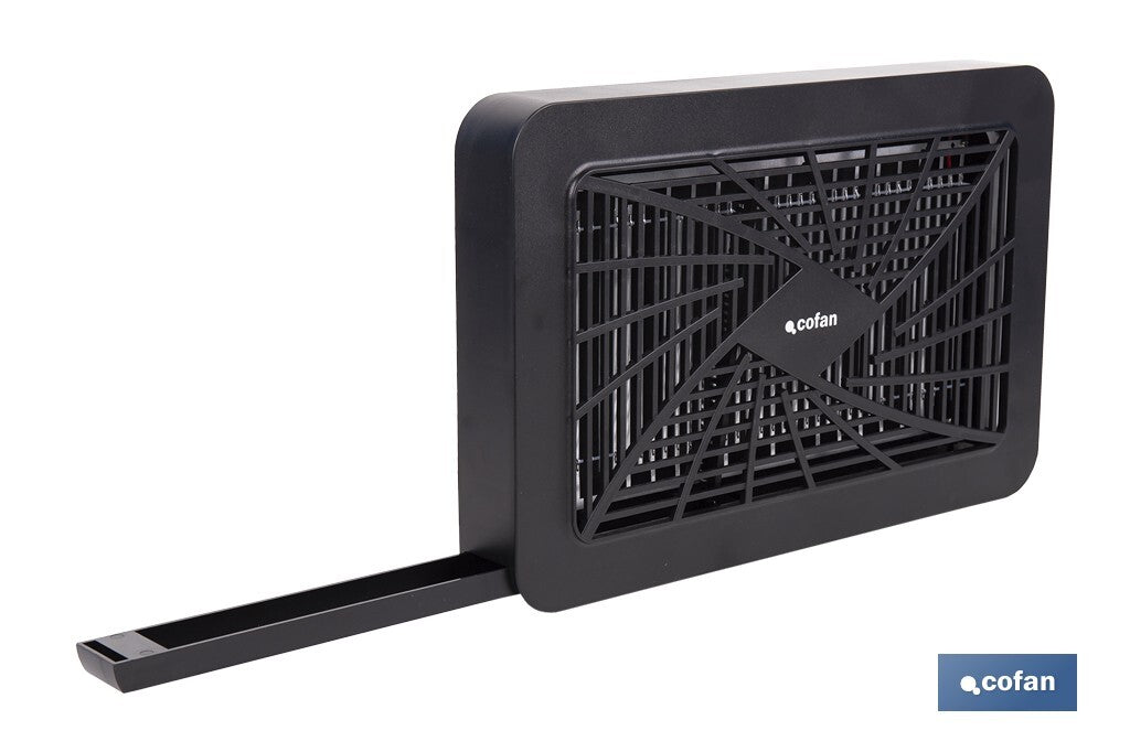 Cofan – Lámpara LED Anti Insectos Interior con Luz UV-A Dual y Cobertura 150 m²