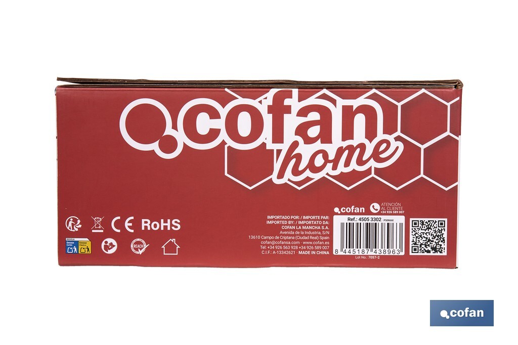 Cofan – Aspiradora Eléctrica sin Cable con Soporte a la Pared | 180 AW y Filtro HEPA Lavable