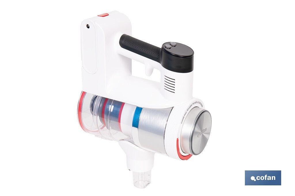 Cofan – Aspiradora Eléctrica sin Cable con Soporte a la Pared | 180 AW y Filtro HEPA Lavable