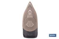 Cofan – Plancha de Vapor 2400 W | Suela Cerámica Doble Capa | Depósito 300 ml | Vapor Vertical
