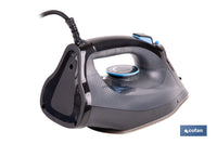 Cofan – Plancha de Vapor 2400 W | Suela Cerámica Doble Capa | Depósito 300 ml | Vapor Vertical