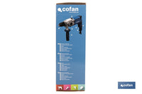 Cofan – Taladro Percutor Eléctrico 1200 W | 2 Velocidades | Portabrocas Automático 13 mm | Velocidad Variable