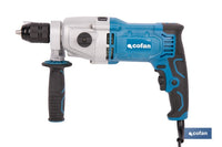 Cofan – Taladro Percutor Eléctrico 1200 W | 2 Velocidades | Portabrocas Automático 13 mm | Velocidad Variable