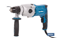 Cofan – Taladro Percutor Eléctrico 1200 W | 2 Velocidades | Portabrocas Automático 13 mm | Velocidad Variable