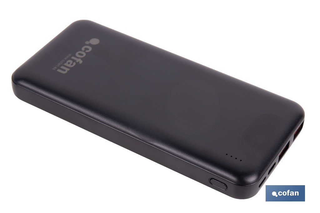 Cofan – Batería Externa Portátil 20 W | Power Bank 10.000 mAh | USB-A y USB Tipo C