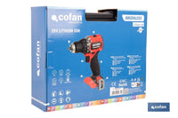 Cofan – Taladro Atornillador a Batería 20V Brushless | 60 Nm | 2 Velocidades | Sistema 1 For All