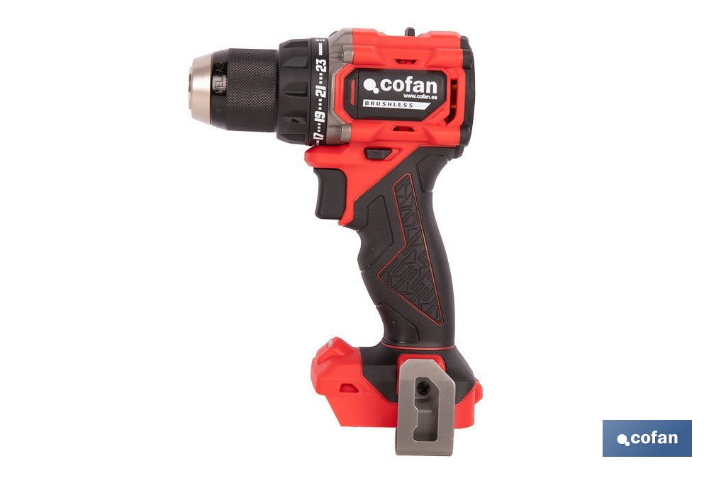 Cofan – Taladro Atornillador a Batería 20V Brushless | 60 Nm | 2 Velocidades | Sistema 1 For All