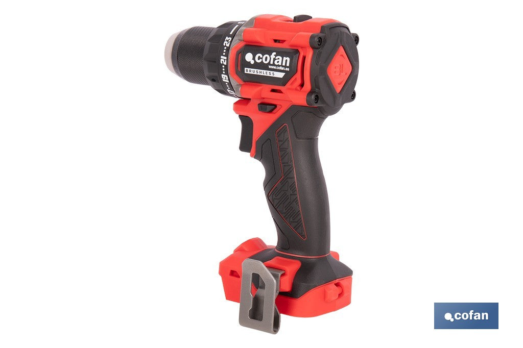 Cofan – Taladro Atornillador a Batería 20V Brushless | 60 Nm | 2 Velocidades | Sistema 1 For All