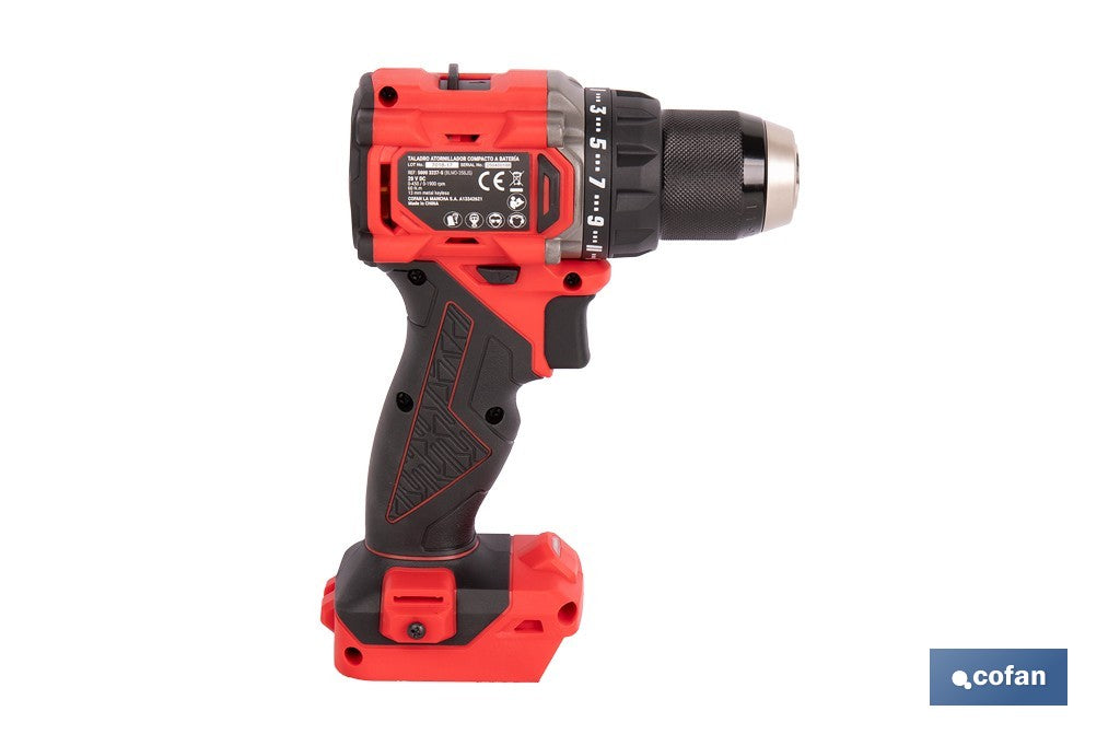 Cofan – Taladro Atornillador a Batería 20V Brushless | 60 Nm | 2 Velocidades | Sistema 1 For All