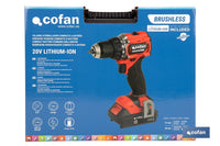 Cofan – Taladro Atornillador a Batería 20V Brushless | 60 Nm | 2 Velocidades | Sistema 1 For All