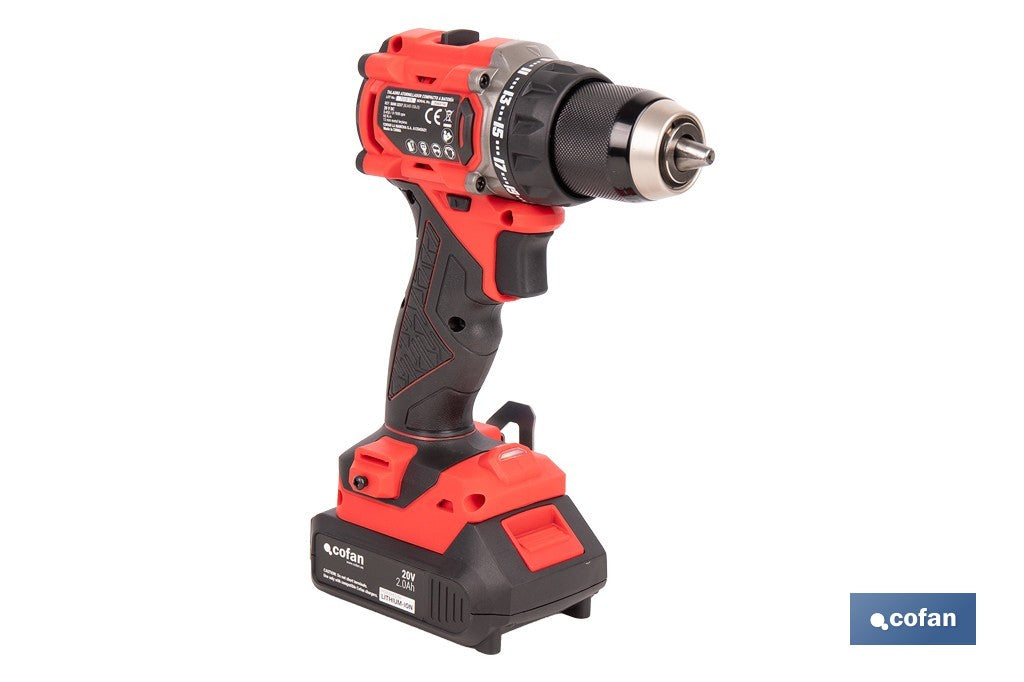 Cofan – Taladro Atornillador a Batería 20V Brushless | 60 Nm | 2 Velocidades | Sistema 1 For All