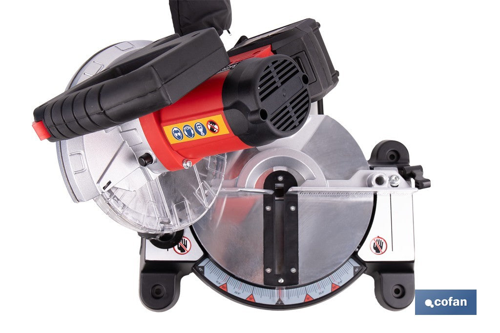 Cofan – Ingletadora a Batería 20V Brushless | Ø185 mm | Corte 105 mm | -45°/+45° | 3200 rpm