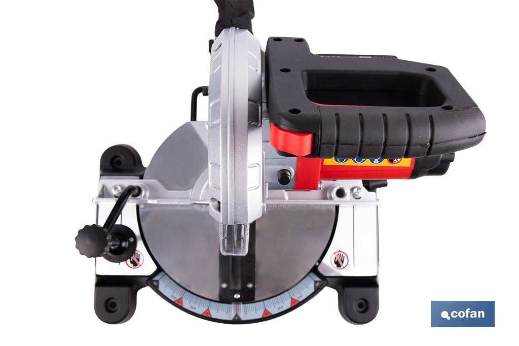 Cofan – Ingletadora a Batería 20V Brushless | Ø185 mm | Corte 105 mm | -45°/+45° | 3200 rpm