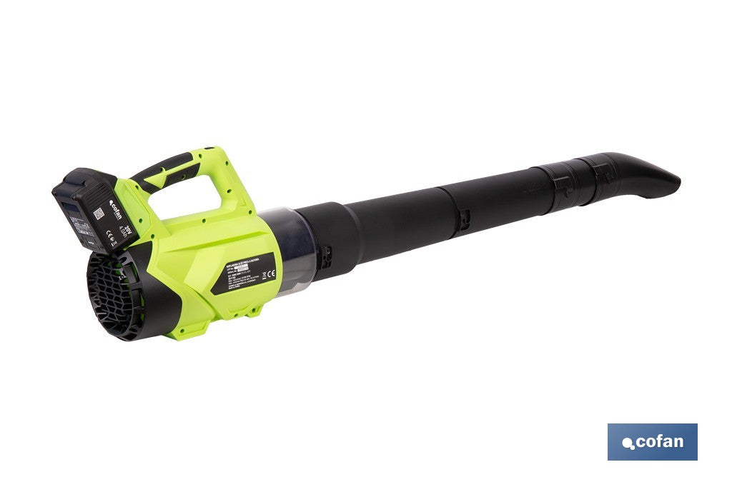 Cofan – Sopladora a Batería 20 V | 2 Velocidades | 22.500 rpm | 32 m/s | Con o sin Batería y Cargador