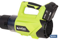 Cofan – Sopladora a Batería 20 V | 2 Velocidades | 22.500 rpm | 32 m/s | Con o sin Batería y Cargador