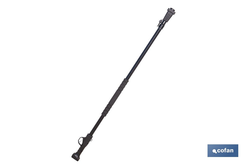 Cofan – Pértiga Extensible para Tijeras de Podar Eléctricas | Ajustable 1,40–2,07 m | Con Correa y Gatillo Ergonómico