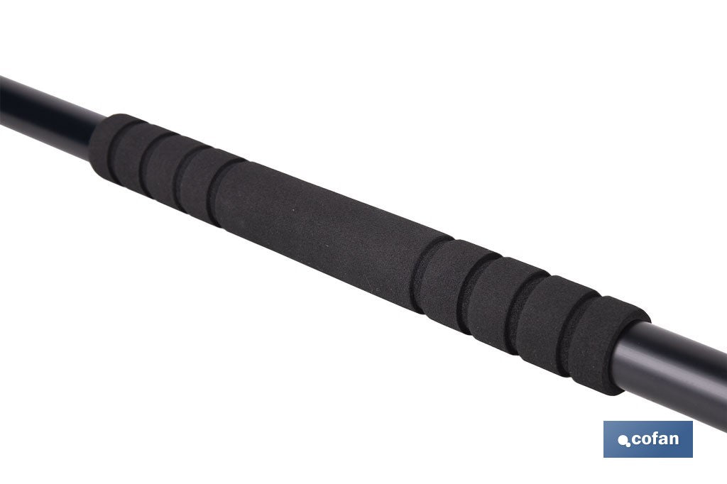 Cofan – Pértiga Extensible para Tijeras de Podar Eléctricas | Ajustable 1,40–2,07 m | Con Correa y Gatillo Ergonómico