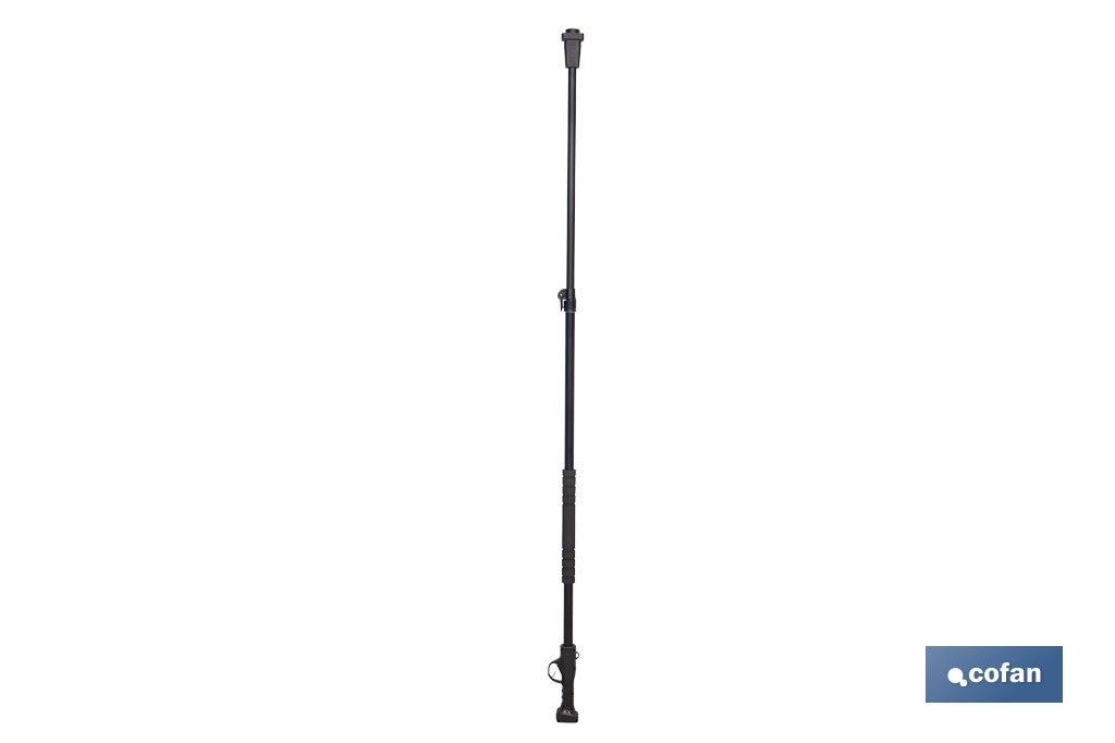 Cofan – Pértiga Extensible para Tijeras de Podar Eléctricas | Ajustable 1,40–2,07 m | Con Correa y Gatillo Ergonómico
