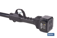 Cofan – Set de Tijeras de Podar Eléctricas 25 V con Pértiga Extensible 1,40–2,07 m | 2 Baterías + Maletín