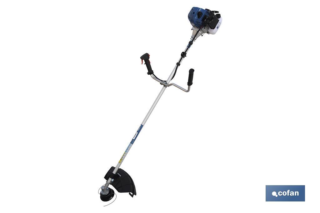 Cofan – Desbrozadora de Gasolina Alabama | Motor 2 Tiempos 52 cc | Sistema Antivibración | Arnés Doble Incluido