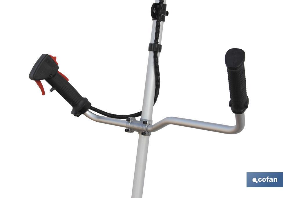 Cofan – Desbrozadora de Gasolina Alabama | Motor 2 Tiempos 52 cc | Sistema Antivibración | Arnés Doble Incluido