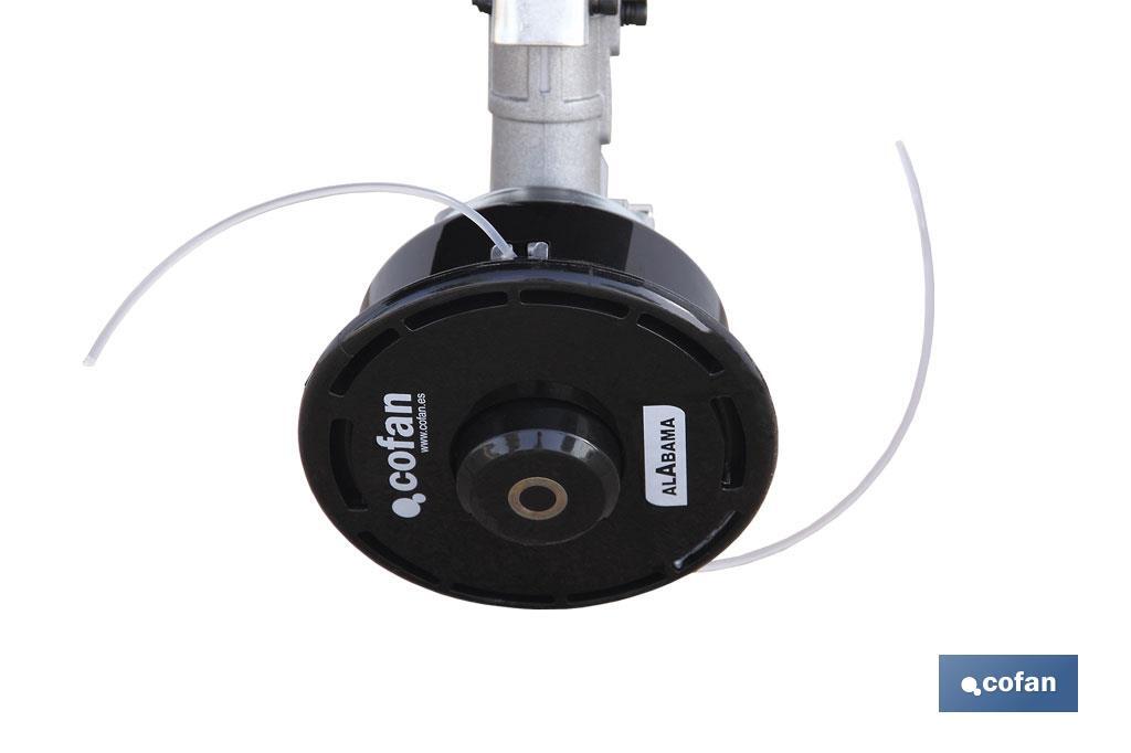 Cofan – Desbrozadora de Gasolina Alabama | Motor 2 Tiempos 52 cc | Sistema Antivibración | Arnés Doble Incluido
