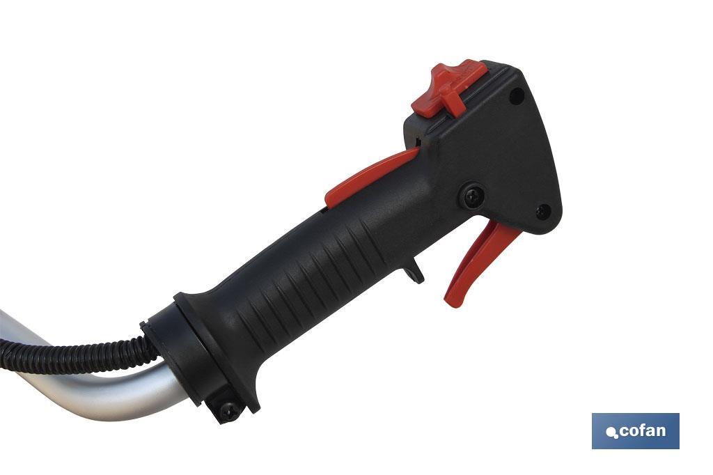 Cofan – Desbrozadora de Gasolina Alabama | Motor 2 Tiempos 52 cc | Sistema Antivibración | Arnés Doble Incluido