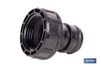 Cofan – Adaptador de Polipropileno con Rosca Hembra de 1