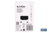Cofan – Adaptador de Polipropileno con Rosca Macho de 1