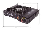 Cofan Hornillo de Gas Portátil 2,1 kW | Encendido Piezoeléctrico y Maletín - Imagen 9