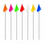 IBRIQO® Banderines Topográficos de Señalización Fluorescentes | 53 cm | Varios Colores