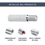 IBRIQO® Adaptador Prolongador para Válvula de Patinete Eléctrico - Imagen 3