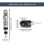 IBRIQO® Kit 10 Obuses Válvula Presta + 2 Llaves para Bicicleta MTB y Road - Imagen 6